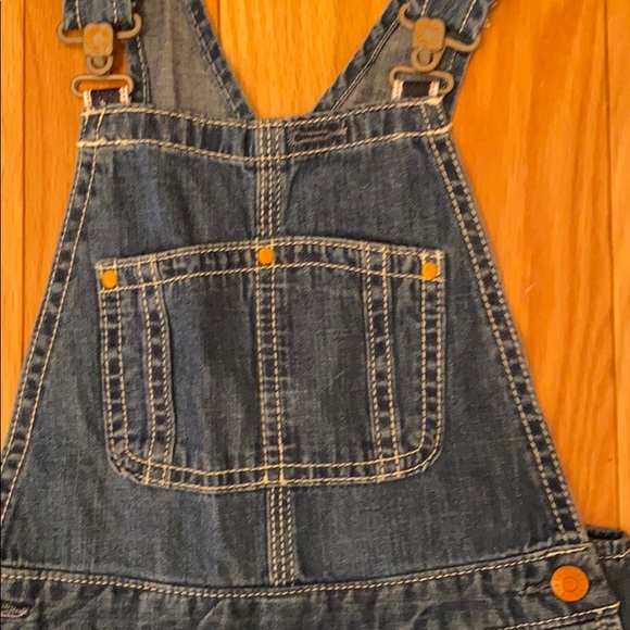 Gymboree soft denim overalls - Picture 2 of 10